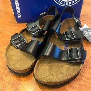 Birkenstock Milano SFB Men’s US12/EU45R Amalfi Black P127